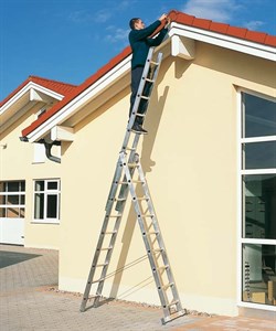 Трехсекционная универсальная лестница KRAUSE CORDA 3х9 ( арт.010391) 010391 - фото 13875