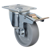 Колесо термостойкое поворотное EM01 VKV 100 F (с тормозом) EM01 VKV 100 F