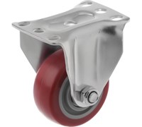 Полиуретановое неповоротное колесо D 75 мм (арт.31075F) 16691