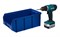 Пластиковый ящик Стелла-техник V-3-синий V-3-синий